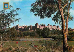 11 - Carcassonne - La Cité Médiévale - Vue Générale - Blasons - Carte Neuve - CPM - Voir Scans Recto-Verso - Carcassonne