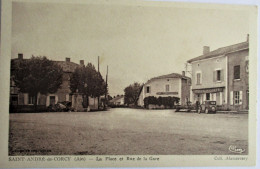 SAINT ANDRE DE CORCY - La Place Et Rue De La Gare - Tbe - Ohne Zuordnung