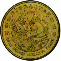 Gibraltar, 20 Euro Cent, Fantasy Euro Patterns, Essai-Trial, BE, 2004, Laiton - Essais Privés / Non-officiels