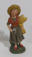 64763 Pastorello Presepe - Statuina In Pasta - Donna Con Falce E Fieno - 9 Cm - Crèches De Noël