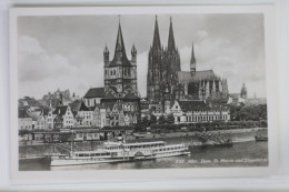 AK Köln A. Rh. Dom, St. Martin Und Stapelhaus Ungebraucht #PK375 - Autres & Non Classés