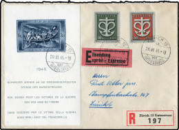 Schweiz, 1945, Bl. 11, Brief - Autres & Non Classés