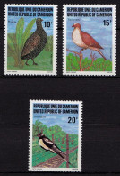 Kamerun Cameroon  Vögel Birds Wildlife 1982  **  Mi. 985-987 (9652 - Perdiz Pardilla & Colín