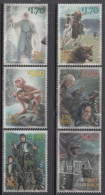 2022 New Zealand Lord Of The Rings Film Cinema Complete Set Of 6 MNH  @ BELOW FACE VALUE - Ongebruikt