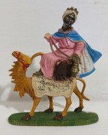 64778 Pastorello Presepe - Statuina In Plastica - Re Magio Su Cammello - Presepi