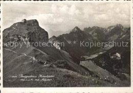 11644070 Hoher Kasten Berggasthaus Mit Alpstein Alpenpanorama Hoher Kasten - Autres & Non Classés