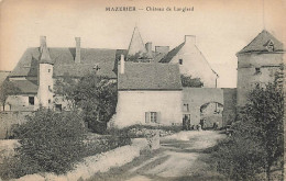 03 - ALLIER - MAZERIER - Château De Langlard - 10270 - Andere & Zonder Classificatie