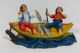 64779 Pastorello Presepe - Statuina In Plastica - Barca Con Due Pescatori - Kerstkribben