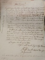 Ordre De Jour, Bayonne 1814 Signé Par Le Baron Thouvenot Commandant Supérieur De L'armée Française - 1801-1848: Precursors XIX