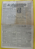 Journal  La République Sociale N° 31 Du 30 Mai 1945. Japon Pacifique Bidault épuration Laval De Beauplan - Guerre 1939-45