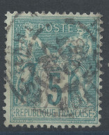 Lot N°83273   N°75, Oblitéré Cachet à Date De LYON-LES-TERREAUX "RHONE" - 1876-1898 Sage (Tipo II)