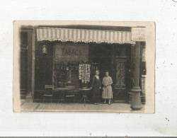 CARTE POSTALE ANCIENNE NON SITUEE MAGASIN TABACS ET CARTES POSTALES (ANIMATION DEVANT) - Zu Identifizieren