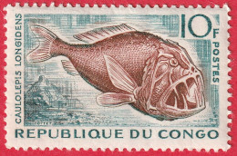 N° Yvert & Tellier 147 - République Du Congo (1961) (** - Neuf) - Caulolepis Longidens - Mint/hinged