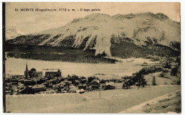 St. MORITZ - ENGADINA - IL LAGO GELATO - GRIGIONI - Storia Postale - Vedi Retro - Formato Piccolo - Saint-Moritz