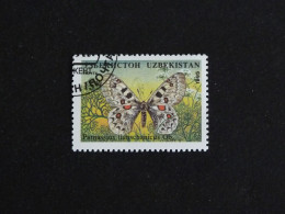 OUZBEKISTAN UZBEKISTAN YT 61P OBLITERE - PARNASSIUS PAPILLON BUTTERFLY - Usbekistan