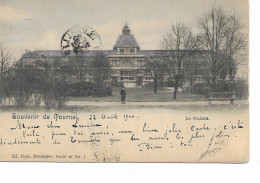 Tournai   La Gare    Colorisé En 1900 - Tournai