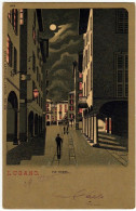 LUGANO - VIA NASSA - TESSIN - TICINO - 1903 - Vedi Retro - Formato Piccolo - Lugano