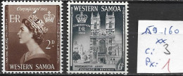 SAMOA 159-160 ** Côte 3 € - Samoa