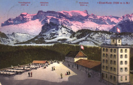 ETZEL KULM, FEUSISBERG, SCHWYZ, MOUNTAIN, ARCHITECTURE, RESTAURANT, SWITZERLAND, POSTCARD - Feusisberg