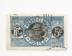 SPM-1922-28 -Pêcheur - N° 107 Oblitéré - Used Stamps