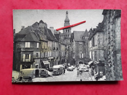 1 CARTE RUE DE SARLAT APRÈS  LE MARCHÉ  OU  ? - Altri & Non Classificati