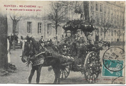 NANTES MI CAREME 1911. En Route Pour Le Marché - Nantes