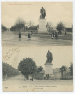 LOT 4 CPA Reims, Statue Du Marechal Drouet D'Erlon - Reims