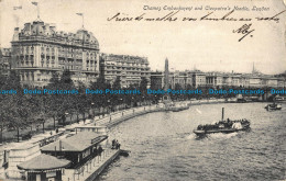 R043484 Thames Embankment And Cleopatras Needle. London. 1905 - Other & Unclassified