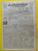 Journal  La République Sociale N° 40 Du 9-10 Juin 1945. Léopold III Churchill épuration Laval Quisling Pétain De Brinon - Oorlog 1939-45