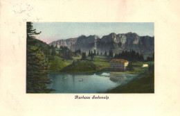 OBERTERZEN, ST. GALLEN, HOTEL, ARCHITECTURE, LAKE, BOATS, MOUNTAIN, SWITZERLAND, POSTCARD - Autres & Non Classés