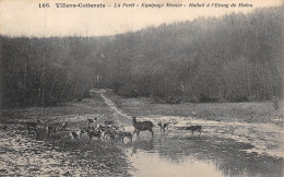 P-24-Mi-Is-1383 : VILLERS-COTTRETS. EQUIPAGE MENIER. HALLALI A L'ETANG DE MALVA. CHASSE A COURRE - Villers Cotterets