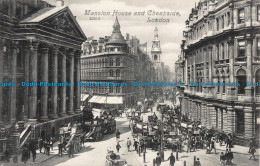 R043499 Mansion House And Cheapside. London. Valentine - Other & Unclassified