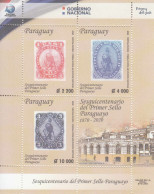 2020 Paraguay Stamp Anniversary Stamps On Stamps Souvenir Sheet MNH - Paraguay