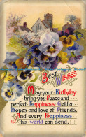 R043515 Greeting Postcard. Best Wishes. Flowers. Wildt And Kray - World