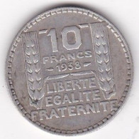 10 Francs Turin 1938, En Argent - 10 Francs (or)