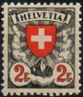 SUISSE ,SCHWEIZ, 1924,  Zu 166,  Mi 197 Z, YV 211, WAPPENZEICHNUNG, BLASON, Trace De Charnière, MINIMALE - Nuevos