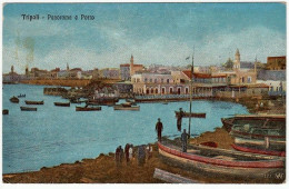 COLONIE - LIBIA - TRIPOLI - PANORAMA E PORTO - Vedi Retro - Formato Piccolo - Libyen