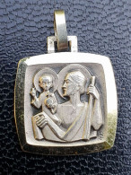 Belle Médaille Religieuse Milieu XXe "Saint Christophe" Graveur: Fernand Py - Godsdienst & Esoterisme