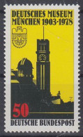 Deutschland Mi.Nr. 963  75 Jahre Deutsches Museum München - Sternwarte - Unused Stamps