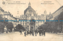R044826 Anvers. Gare Centrale Et Avenue De Keyser - Welt