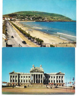 Montevideo: Palacio Legislativa & Playa Piriapolis.   2 Postcards - Uruguay