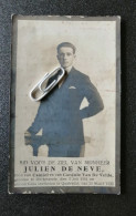 JULIEN DE NEVE ° OOSTERZELE 1901 + QUATRECHT 1930 / ZOON VAN CAMIEL EN CORDULE VAN DE VELDE - Andachtsbilder