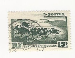 SPM-1947 -Série Courante-La Montagne - N° 341 Oblitéré - Used Stamps