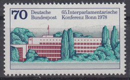 Deutschland Mi.Nr. 976  65. Interparlamentarische Konferenz Bonn 1978 - Nuevos