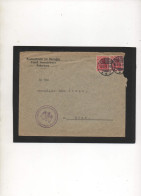 ALLEMAGNE,1915,UBERWASCHUNGSSTELLE DES XVIII ARMEES KORPS, FRANKFURT (MAIN),VIA  CROIX-ROUGE  SUISSE - Prisoners Of War Mail