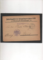 ALLEMAGNE,1916, CORRESP. PRISONNIER DE GUERRE, CENSURE, CASSEL, VIA  ROTE KREUZ, CROIX-ROUGE  SUISSE, - Prigionieri