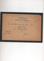 ALLEMAGNE,1915, CORRESP. PRISONNIER DE GUERRE, LAGER GRAFENWOHR, VIA  ROTE KREUZ, CROIX-ROUGE  SUISSE, - Correos De Prisioneros De Guerra