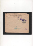 ALLEMAGNE,1915, CORRESP. PRISONNIER DE GUERRE,MULHAUSEN (ELS),VIA  CROIX-ROUGE  SUISSE, CENSURE - Kriegsgefangenenpost