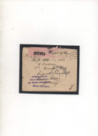 GRANDE-BRETAGNE,1915,PRISONNIER DE GUERRE ANGLAIS, RESERVELAZARETT , HANN-MUNDEN, 2 CENSURES - Cartas & Documentos