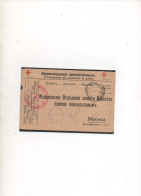 ALLEMAGNE,1917,PRISONNIER DE GUERRE ALLEMAND EN RUSSIE, CROIX-ROUGE, CENSURE - Correos De Prisioneros De Guerra